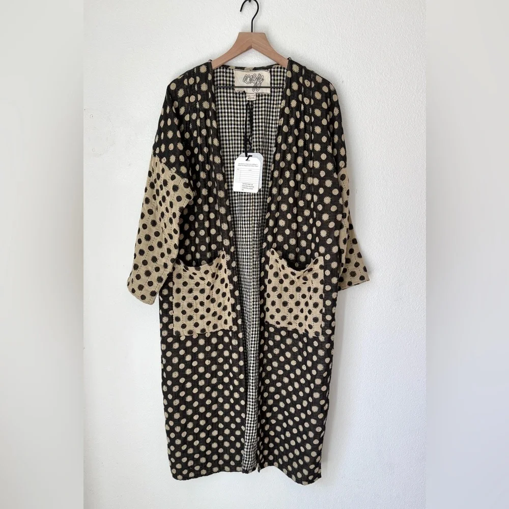 Ace & Jig Rare Reversible Quilted Duster in Constellation - XS - EUC with Tags